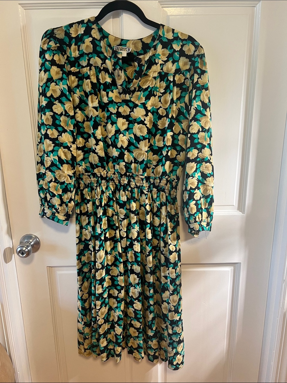 Vintage Floral Midi Dress